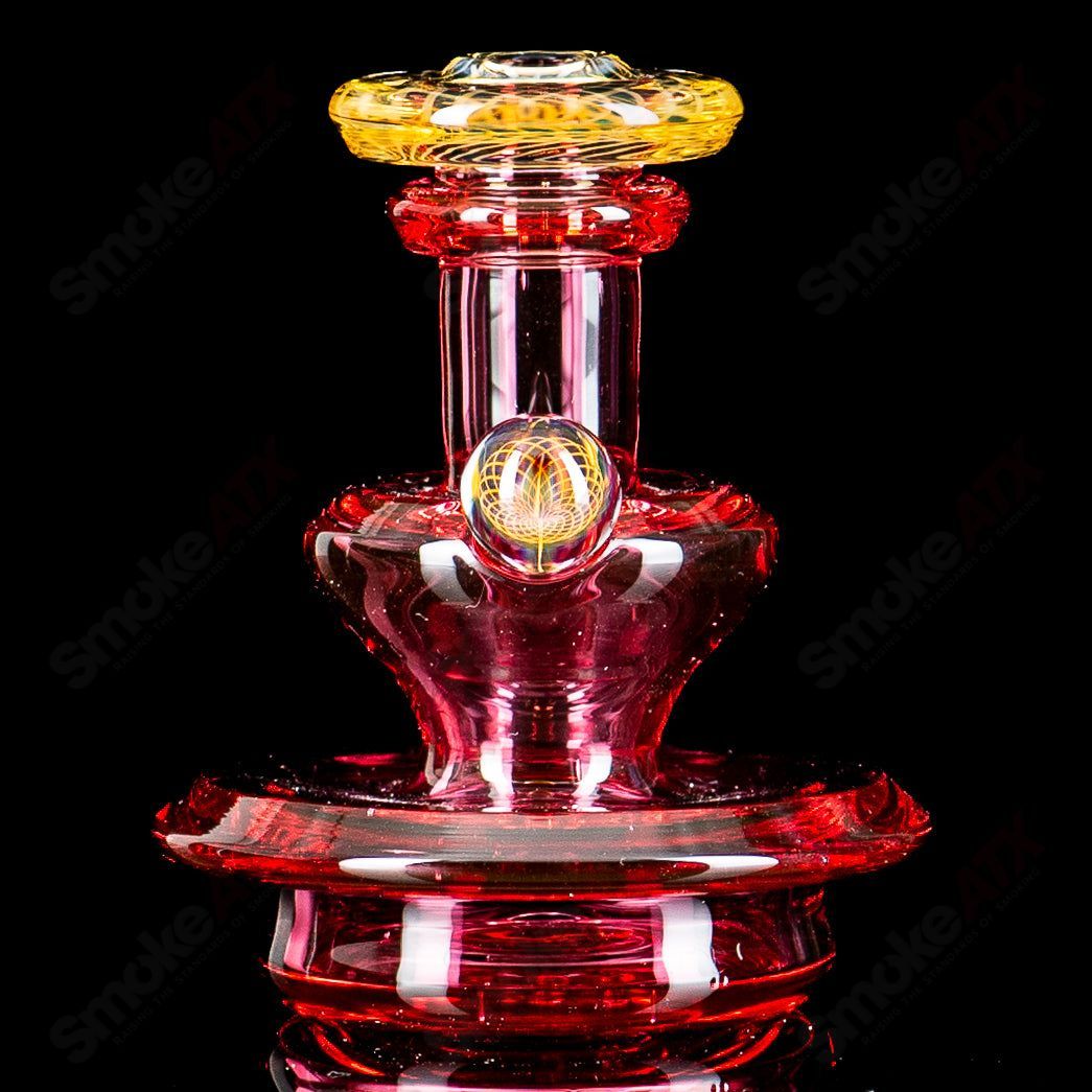 Gold Ruby Puffco Dry Top by Gatez Glass - Smoke ATX