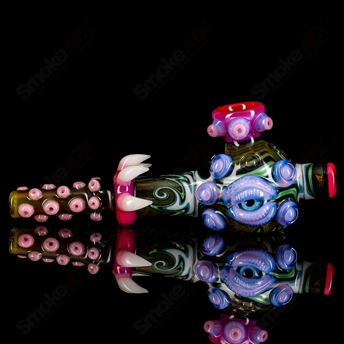 Pink Slime / Camo Green Dry Pipe by SALT x Slob