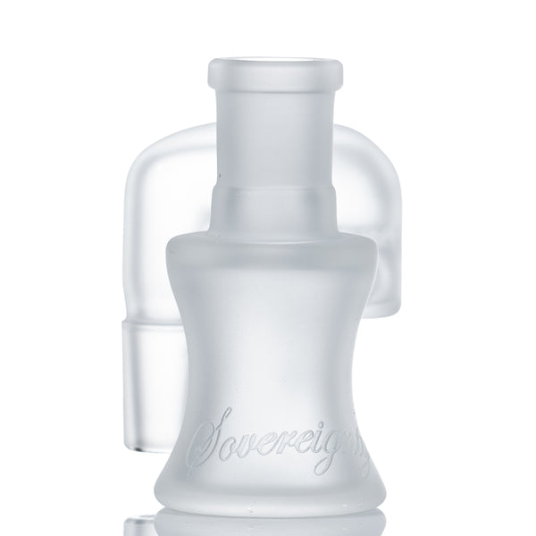 18mm Frosted Dry Cleaner Ash Catcher by Sovereignty Style #4 - Smoke ATX