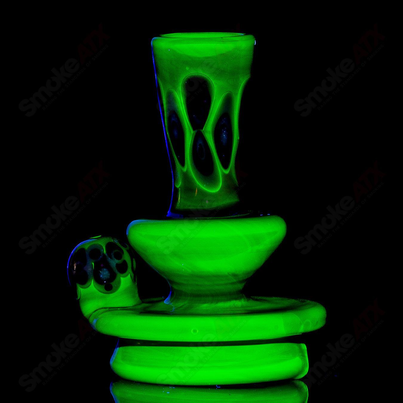 #3 UV Dot-Stack Dry Puffco Top Indo X Geoff Made - Smoke ATX