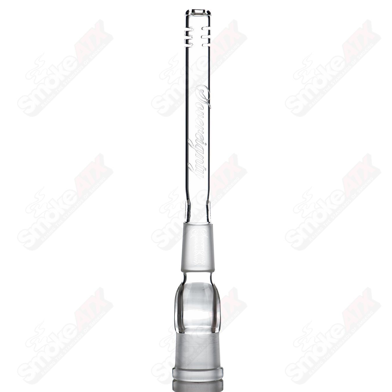 18/18mm 4.5" Slitted Downstem Sovereignty Glass - Smoke ATX