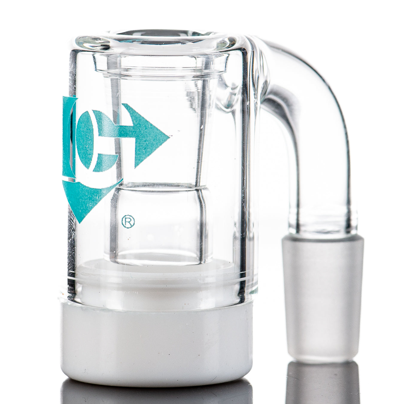 14/90 Mini Silicone Bottom Dry Catcher Diamond Glass