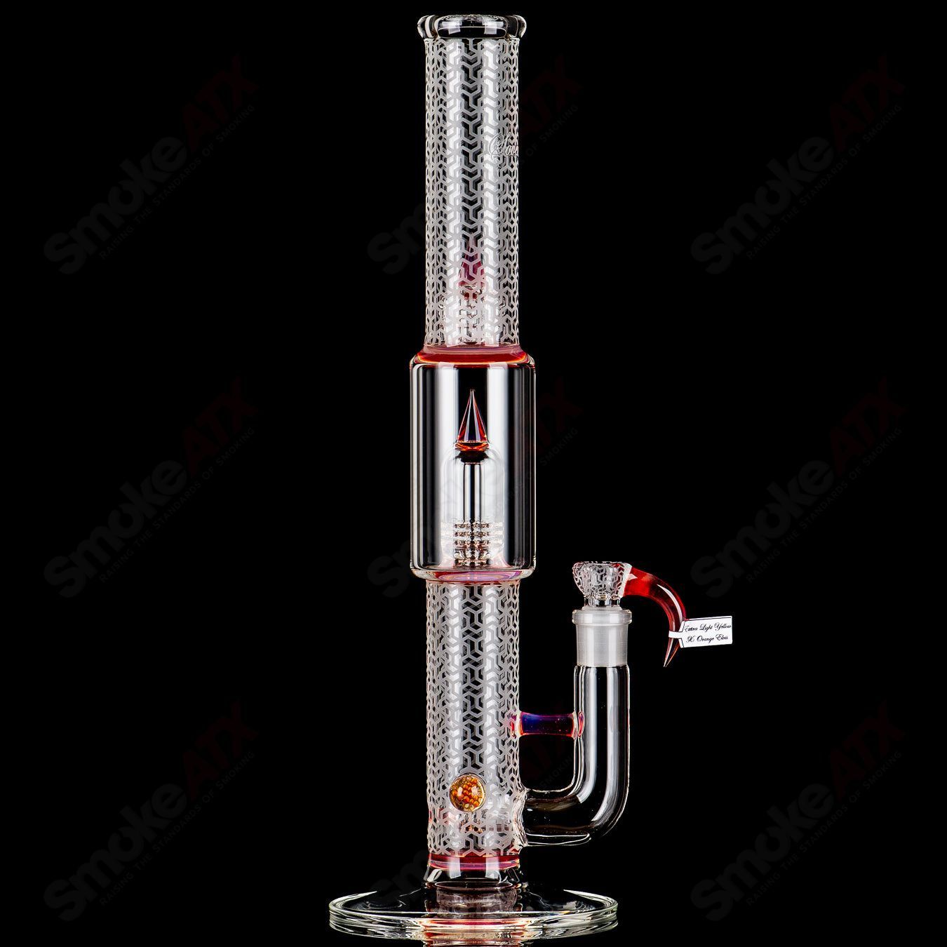 50mm Grid Dome 3Cut 360 Stemline Partial Accents Millie + Pattern Blasted Sovereignty - Smoke ATX