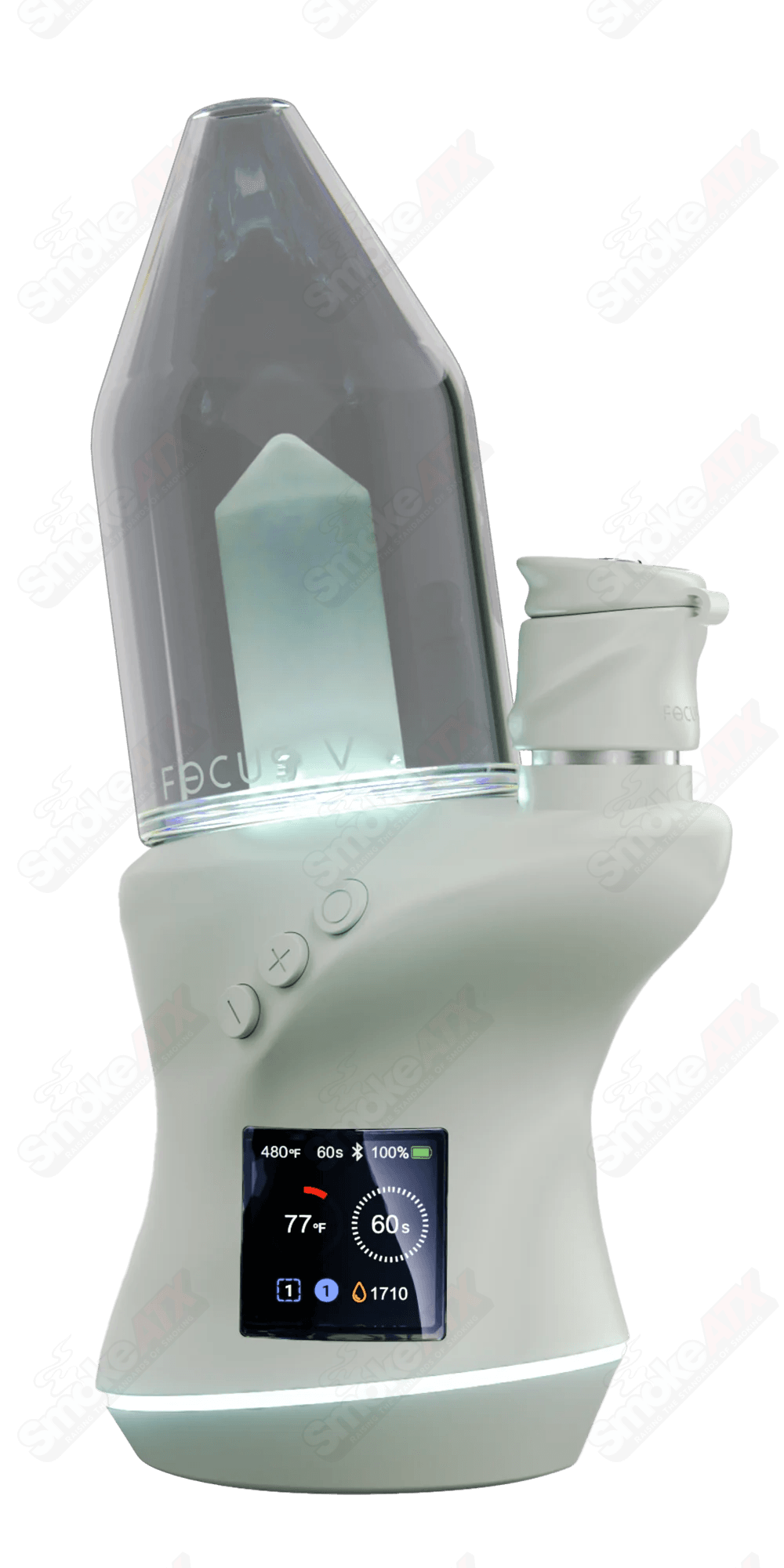 Mint Green CARTA 2 Portable Electric Dab Rig Focus V - Smoke ATX