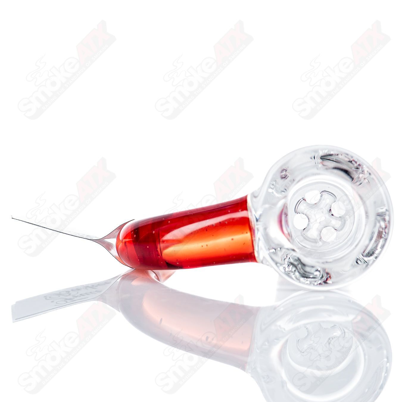 18mm Partial Accent Patterned Slide (Light Red Elvis) Sovereignty - Smoke ATX