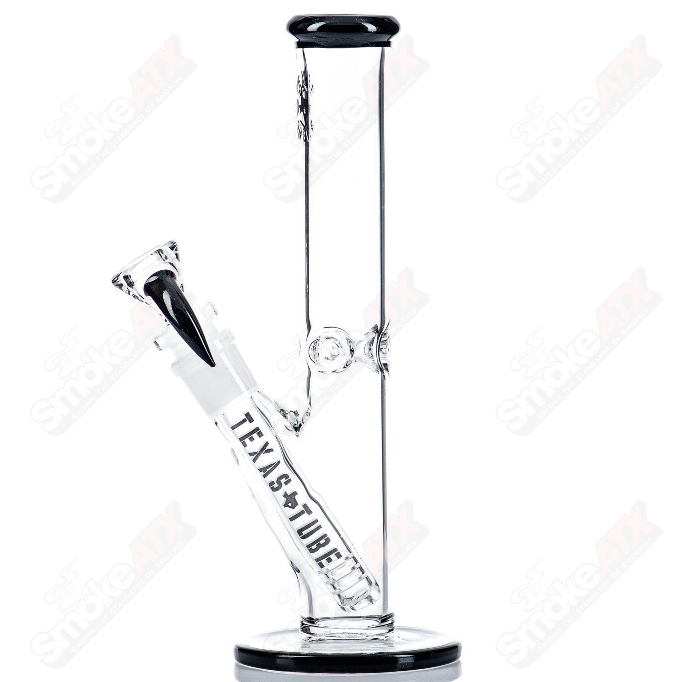 8.5in 14mm (Galaxy) Straight Tube Texas Tubes - Smoke ATX