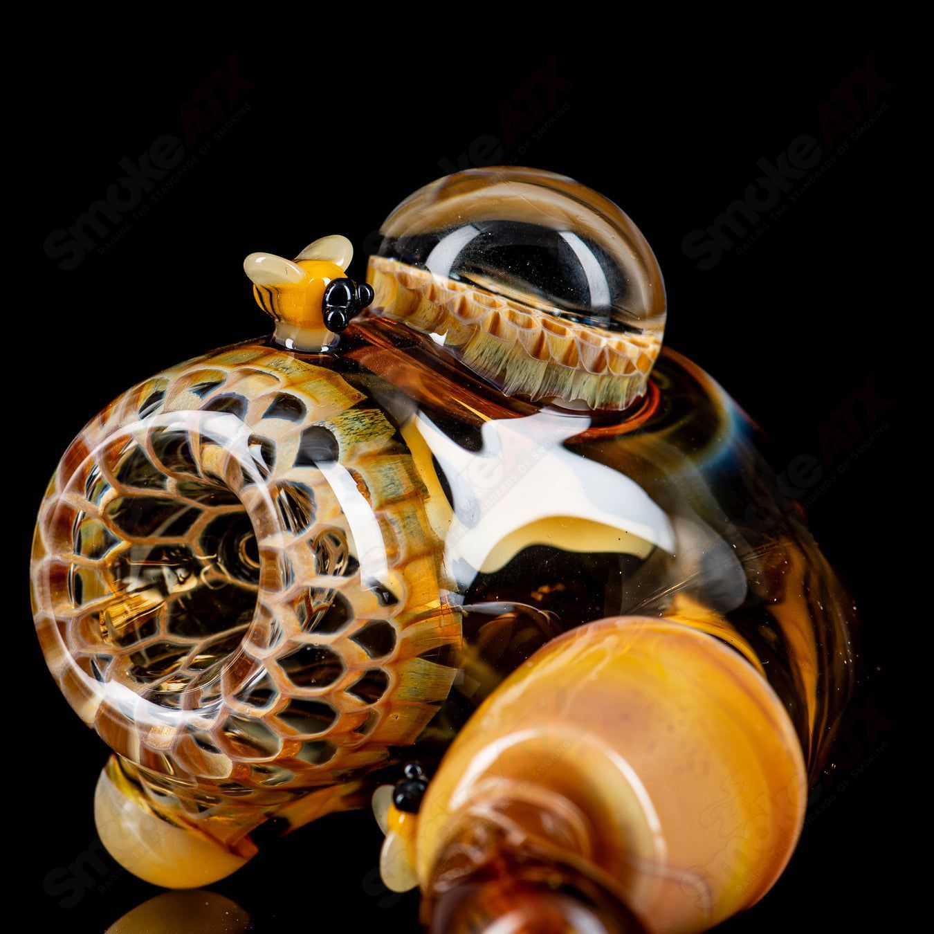 3-Hole Honeycomb Sherlock Joe P Glass - Smoke ATX