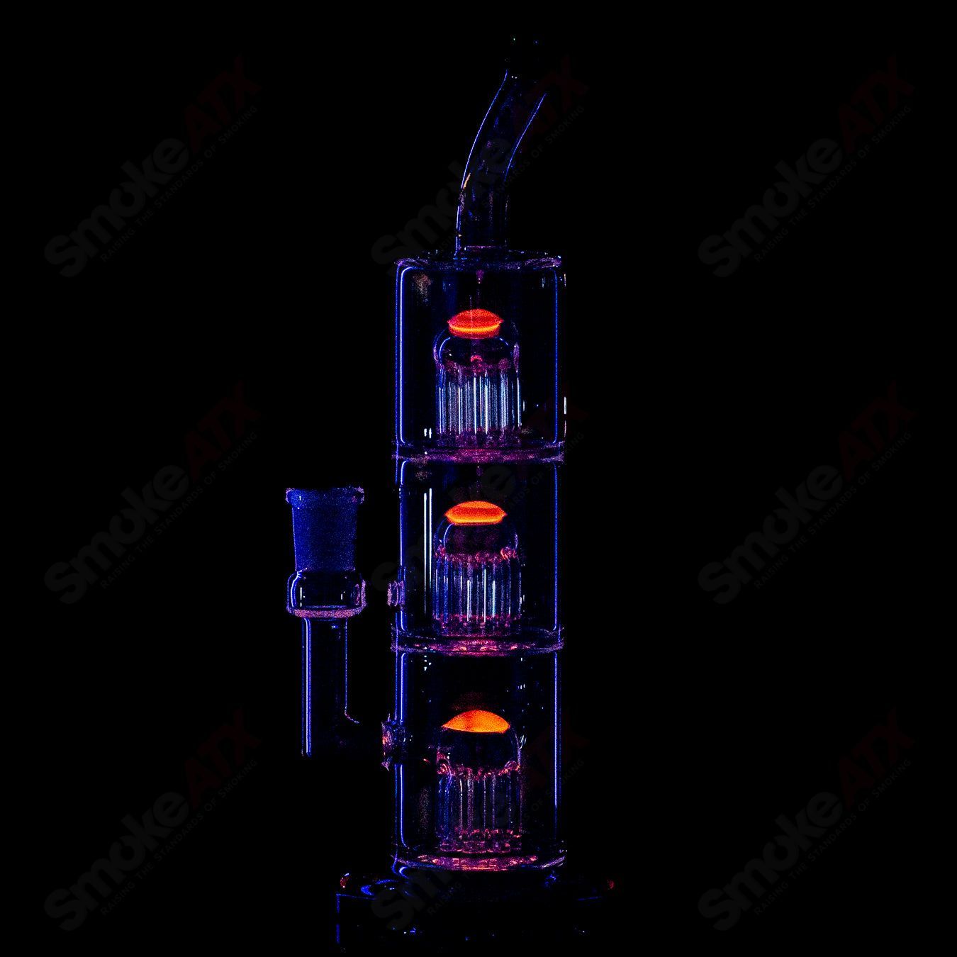 10mm Triple Macro by Toro Glass - Smoke ATX