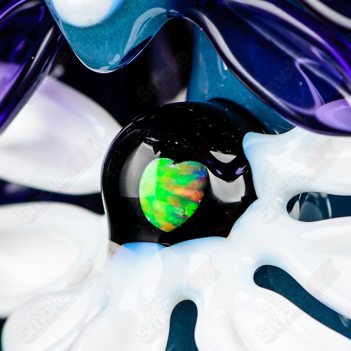 Lace Face Blue Jay Recycler (#2 of the Bird Series) - Smoke ATX