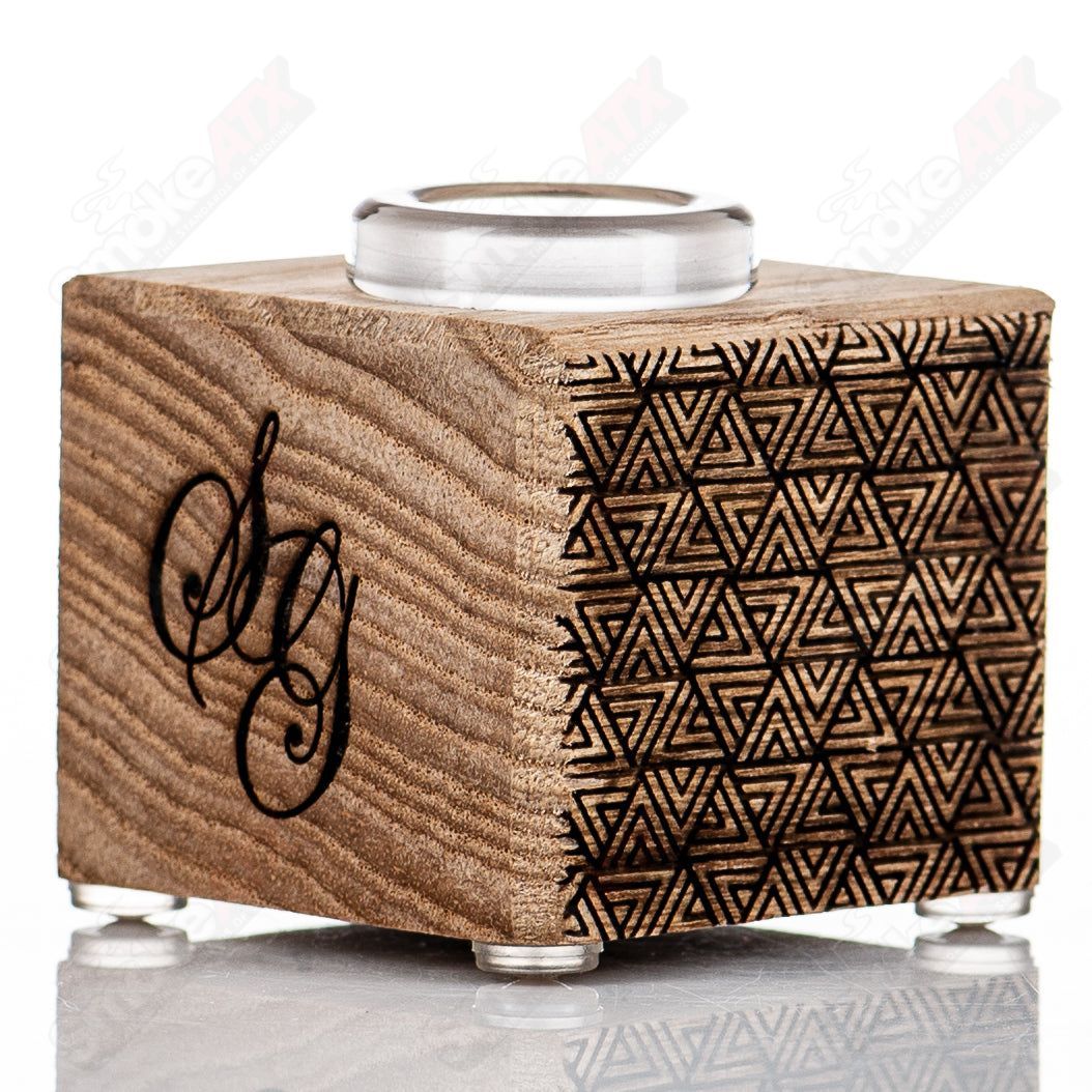 Ash 1-Hole Slide Stand (Triple triangle w/SG monogram) Sovereignty - Smoke ATX