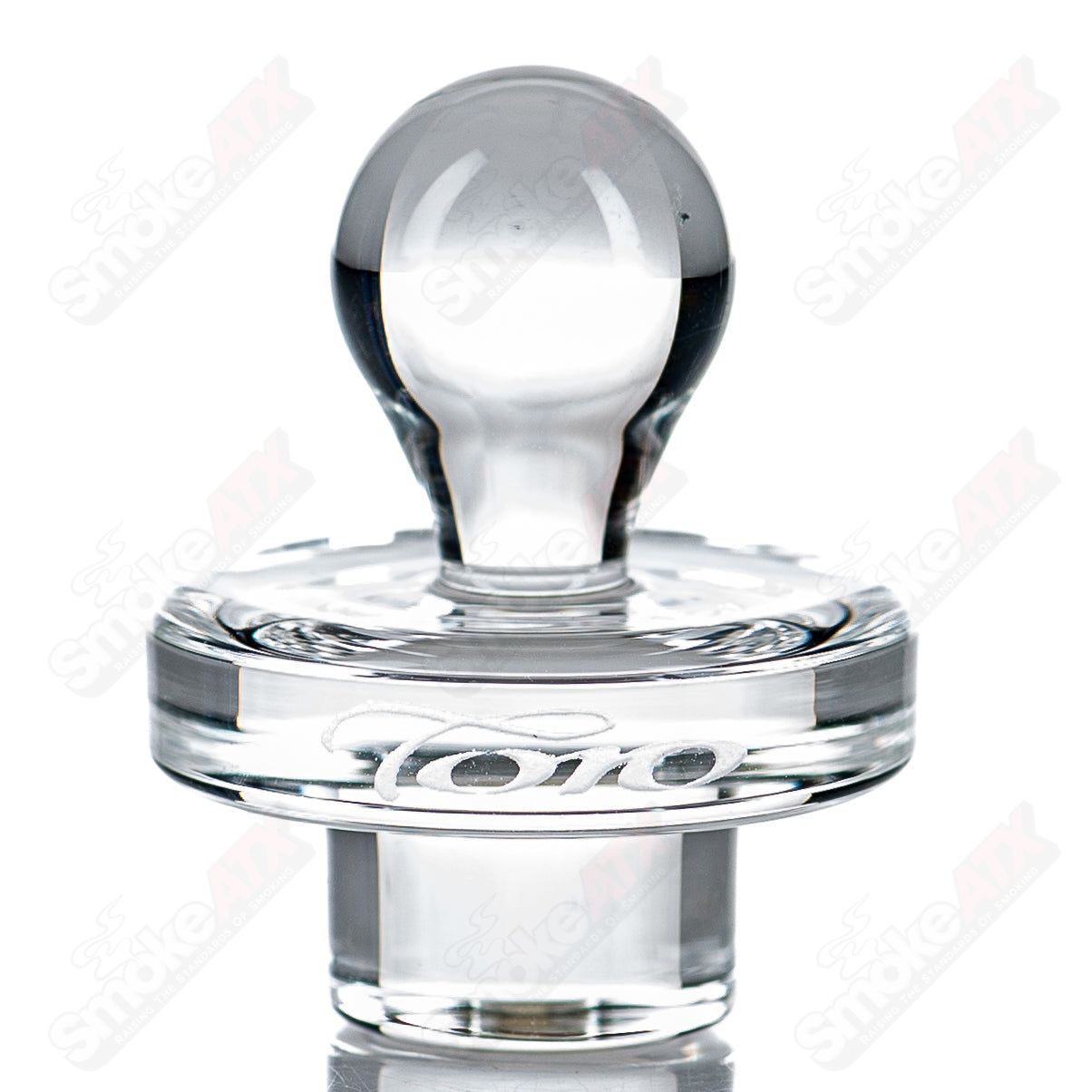 25mm Clear UFO Cap by Toro Glass - Smoke ATX