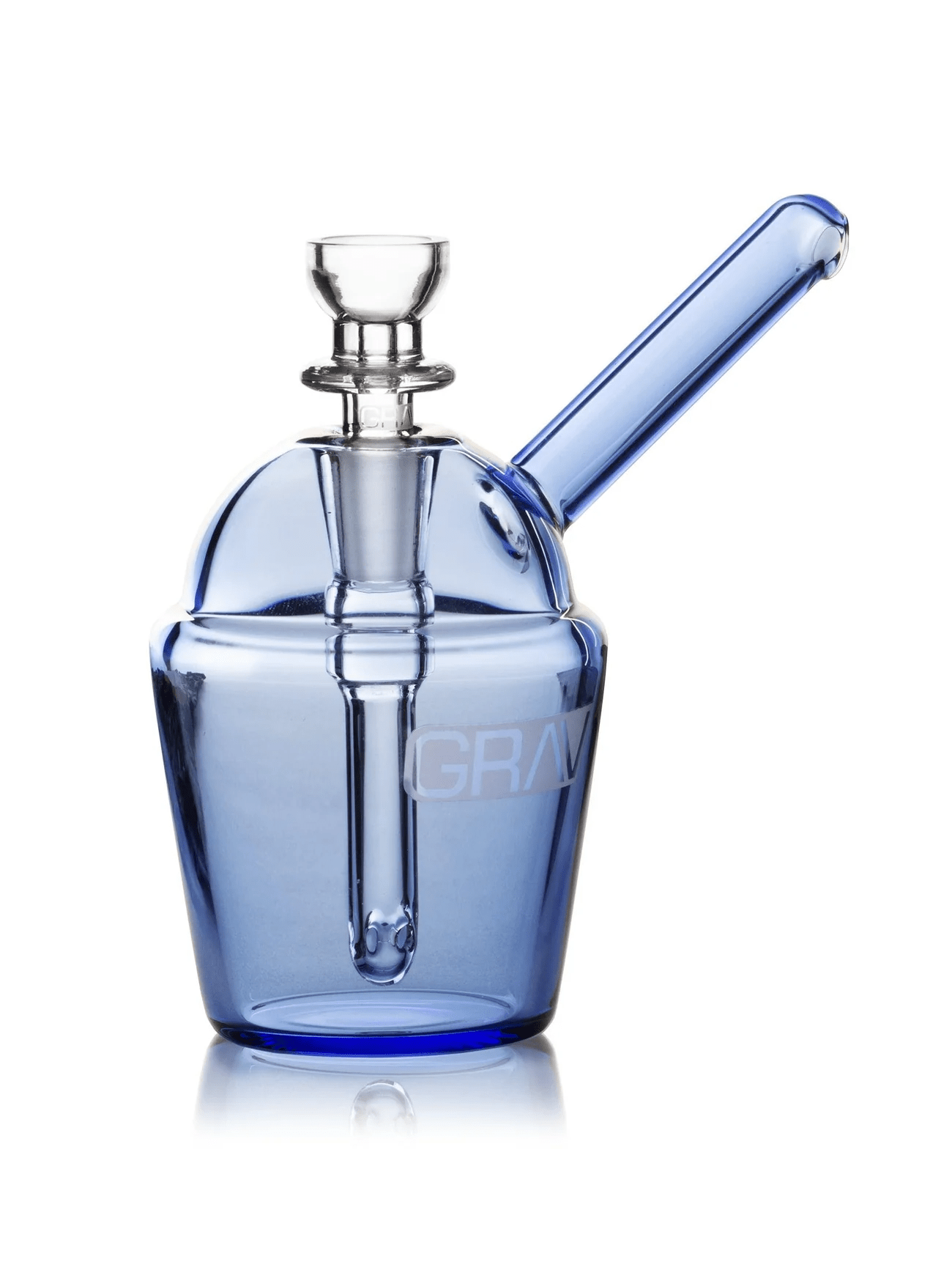 Light Cobalt Pocket Slush Cup Bubbler GRAV - Smoke ATX