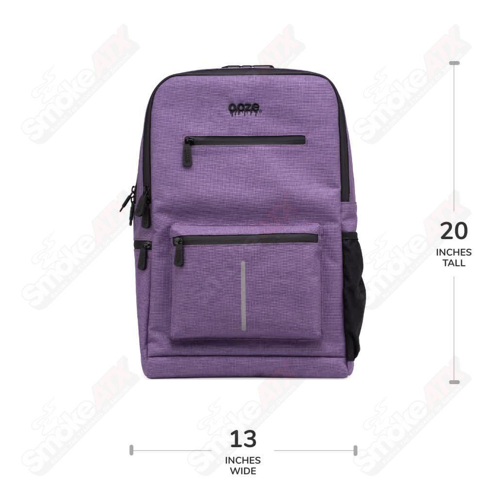 Ooze Traveler Smell Proof Locking Backpack - Purple Haze - Smoke ATX