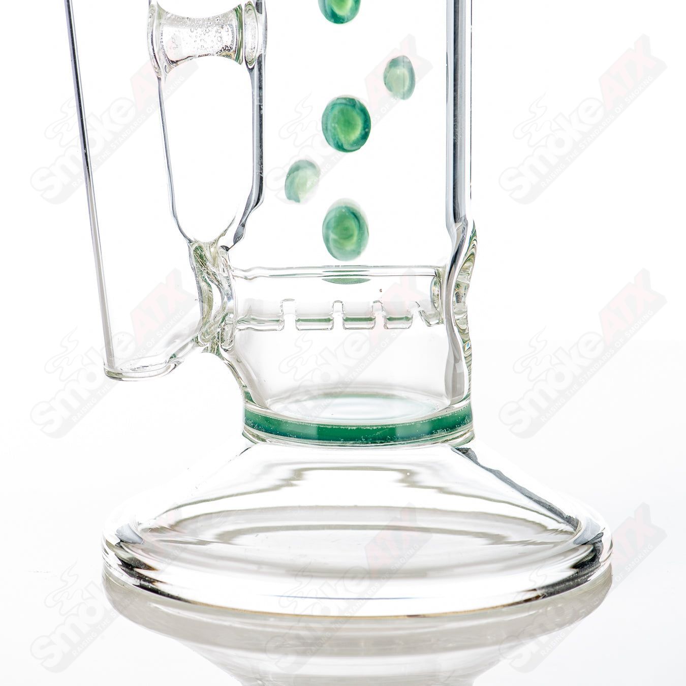 12.5" 44mm Color Accent Stemline Tube (Jade) AMGC - Smoke ATX