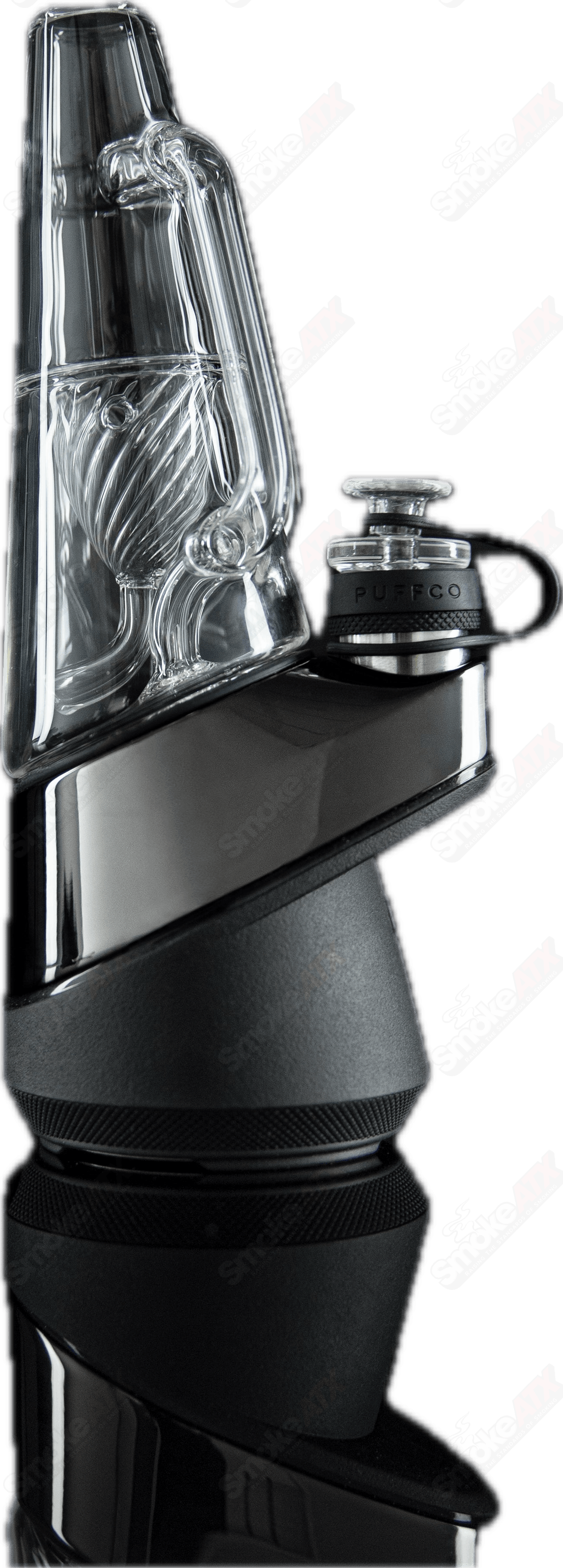 Ryan Fitt SE Puffco Peak Recycler Glass - Smoke ATX