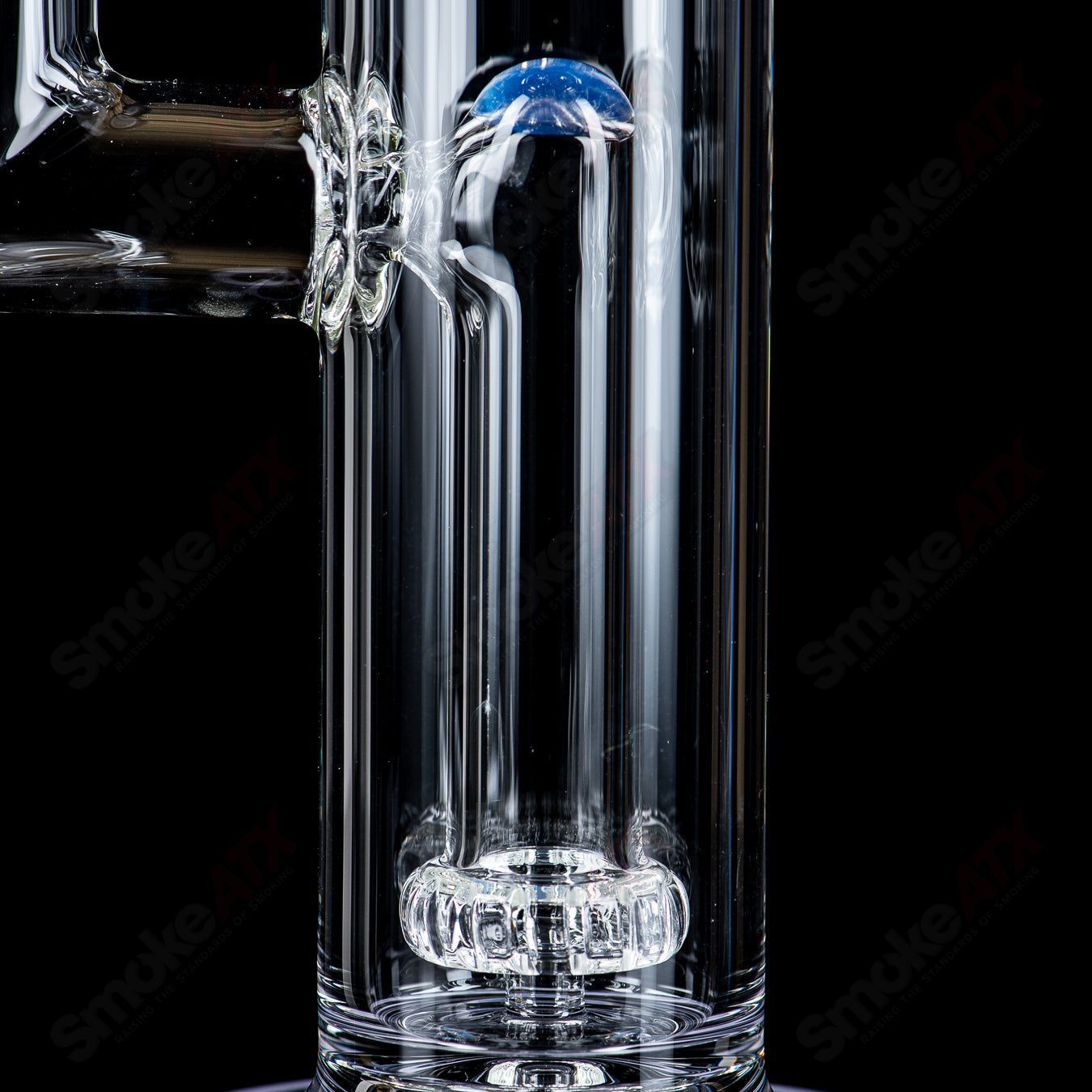 #1 18mm Full Size Circ to Circ w/ Color Cap (CFL) by Toro Glass - Smoke ATX