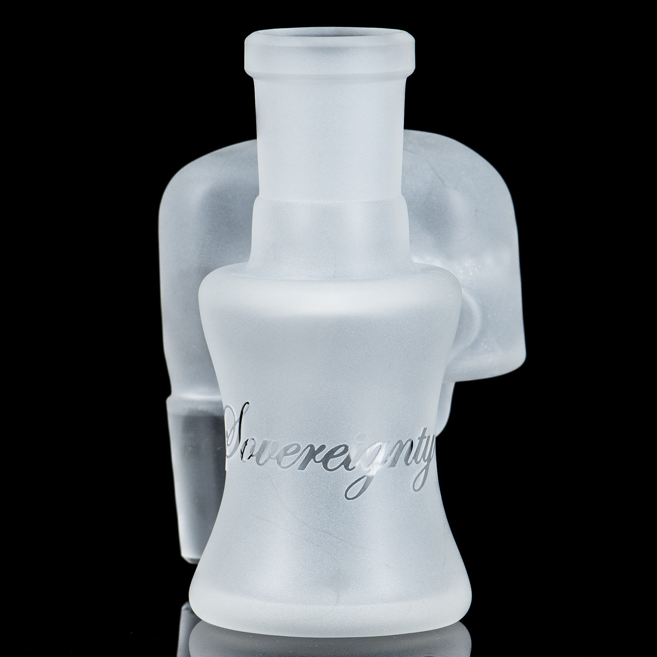 18mm Frosted Dry Cleaner Ash Catcher by Sovereignty Style #6 - Smoke ATX