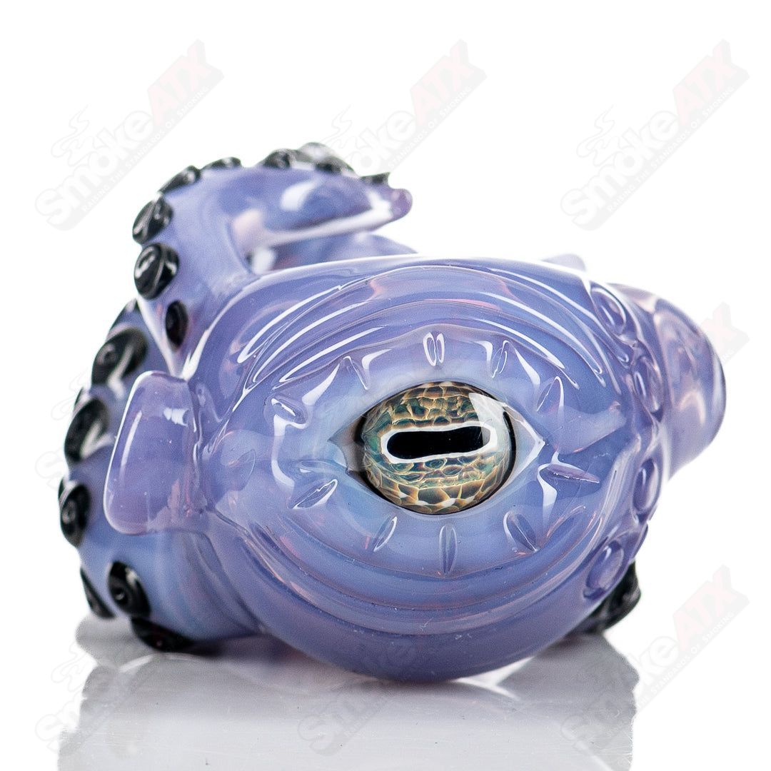 #3 Seamonster Spoon by Mako Glass - Smoke ATX