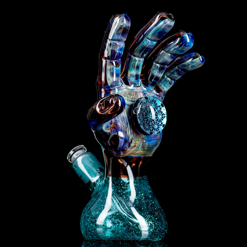 Hand w Dichro Cab Firefly Glass - Smoke ATX 