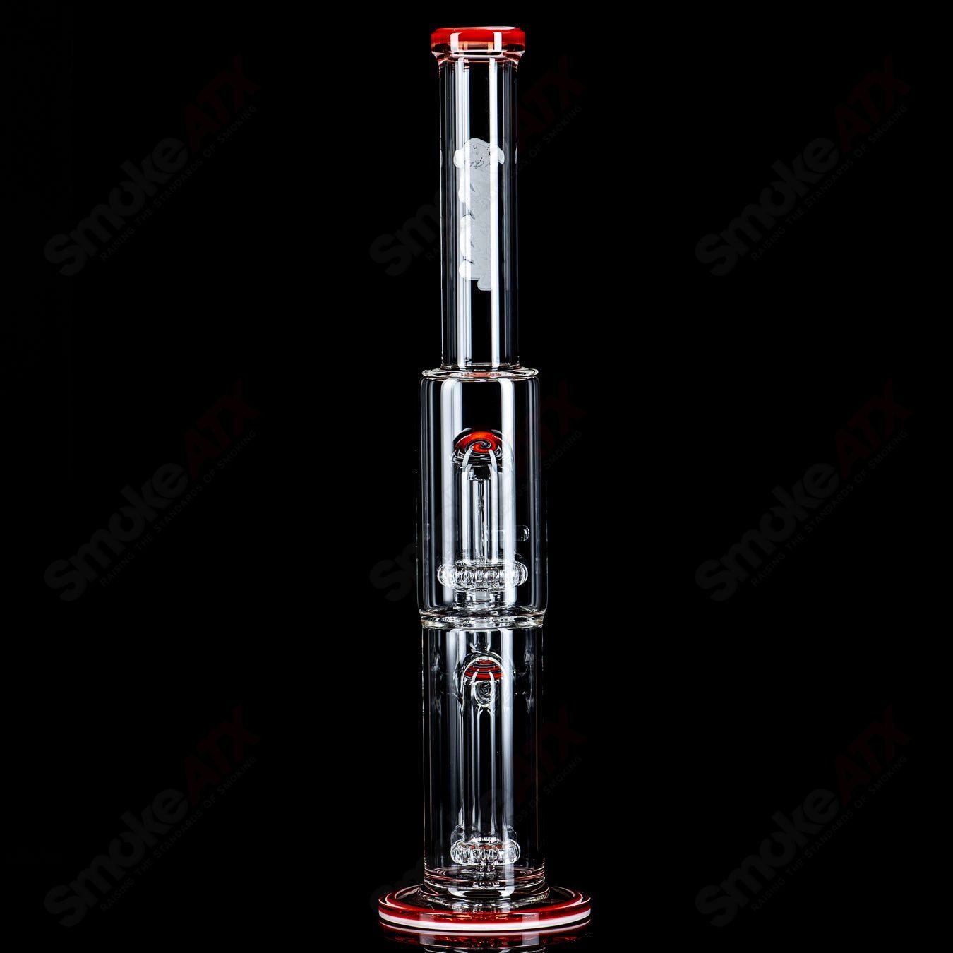 #2 18mm Full Size Circ to Circ w/ Reversal Sections by Toro Glass - Smoke ATX