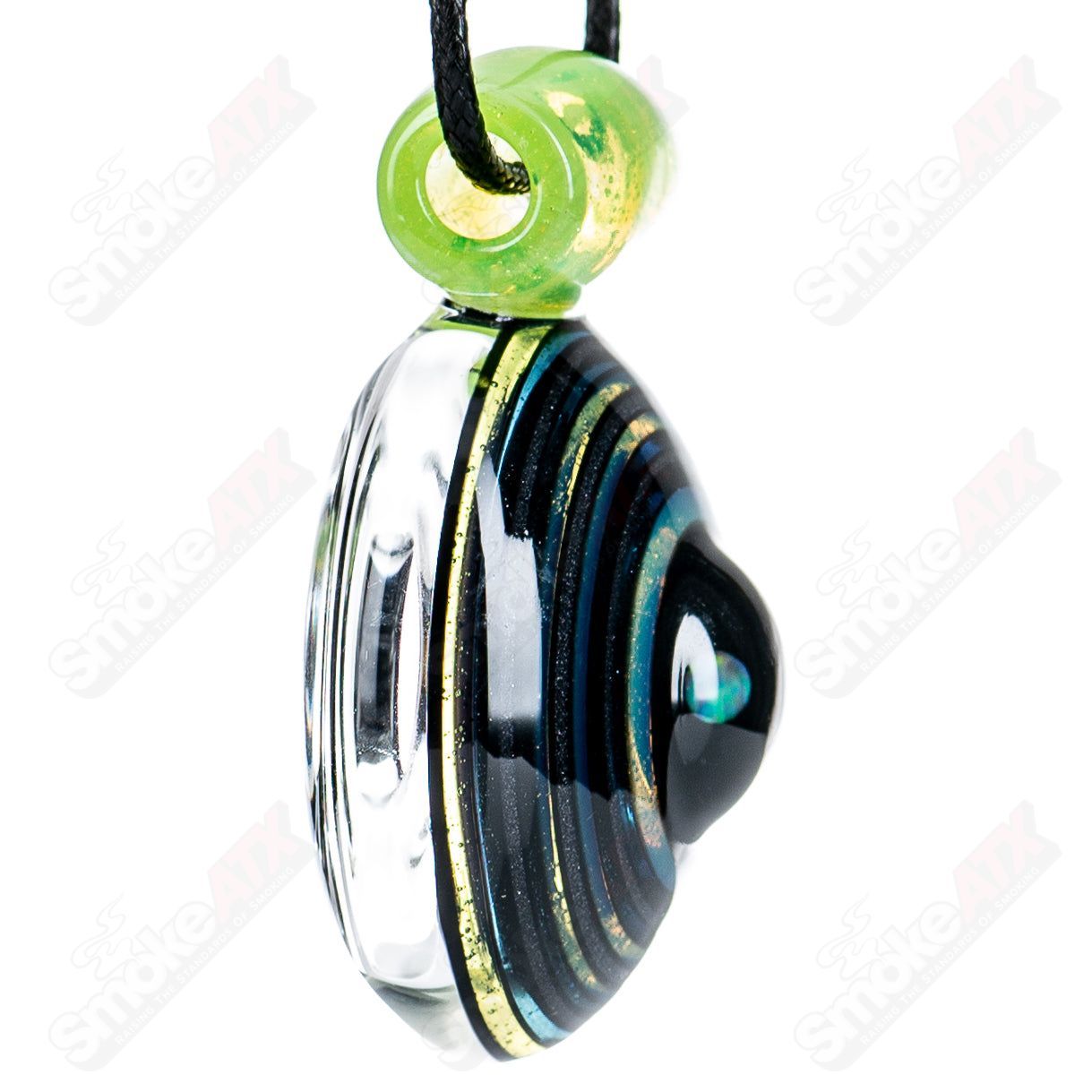 #3 Opal Encalmo Pendant by Doug Zolbert Glass - Smoke ATX