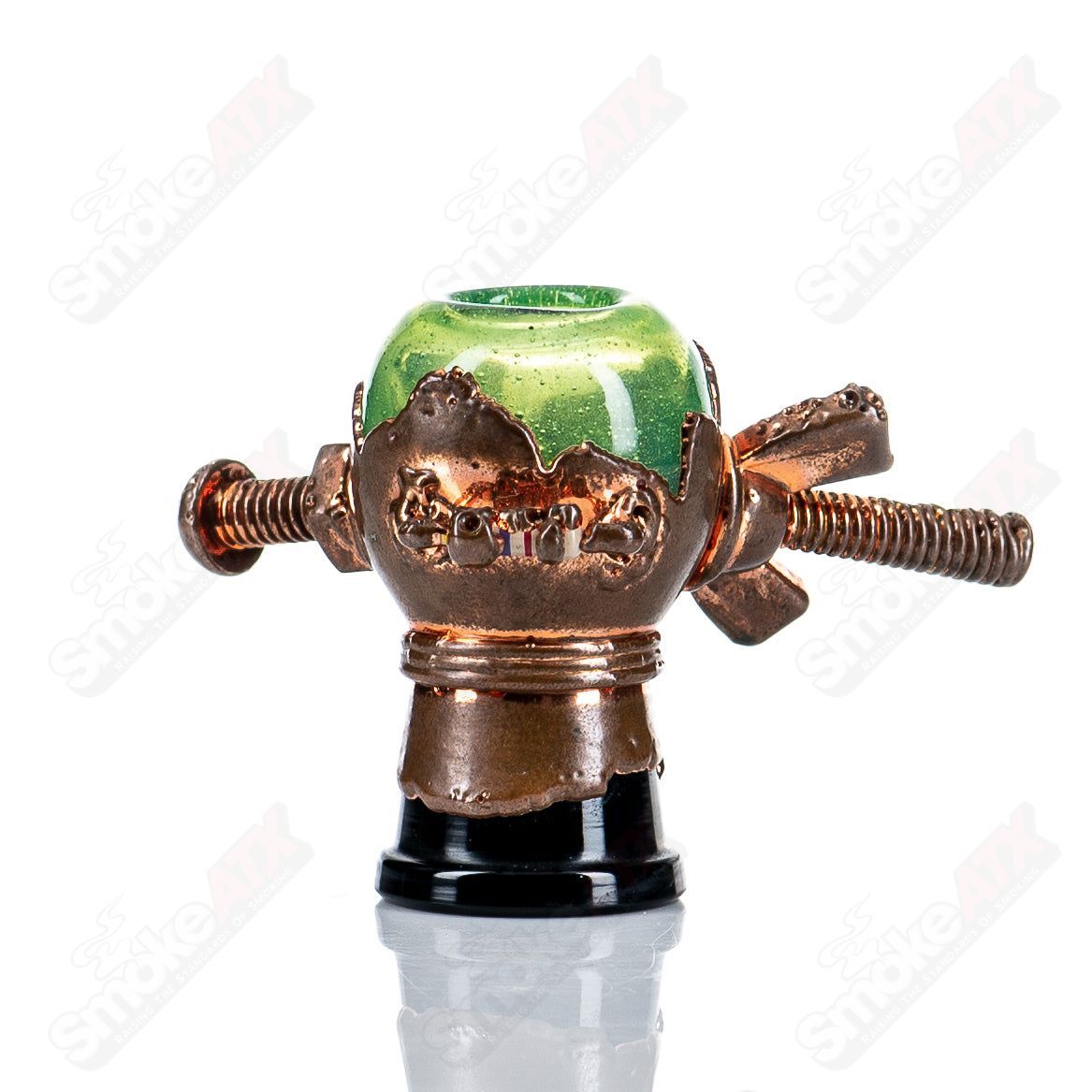 #2 14mm Slyme Electroformed Dome Slide by Snic Glass - Smoke ATX