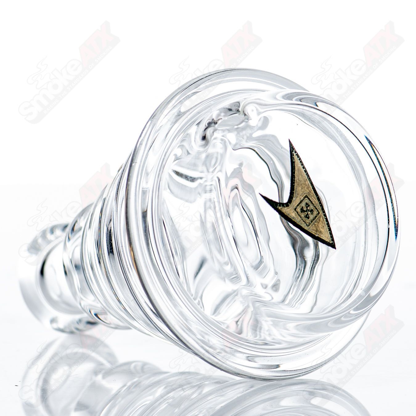 Clear Chessman Puffco Peak Dry Top by BoxFan - Smoke ATX