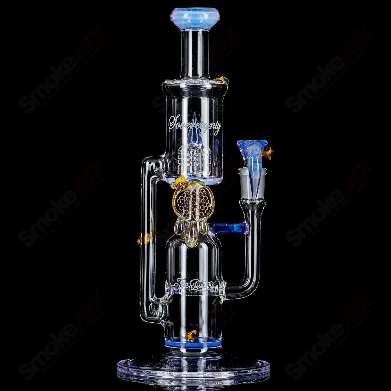 Mini Hornet w/ Neo Opal Accents by Sovereignty & Joe P - Smoke ATX