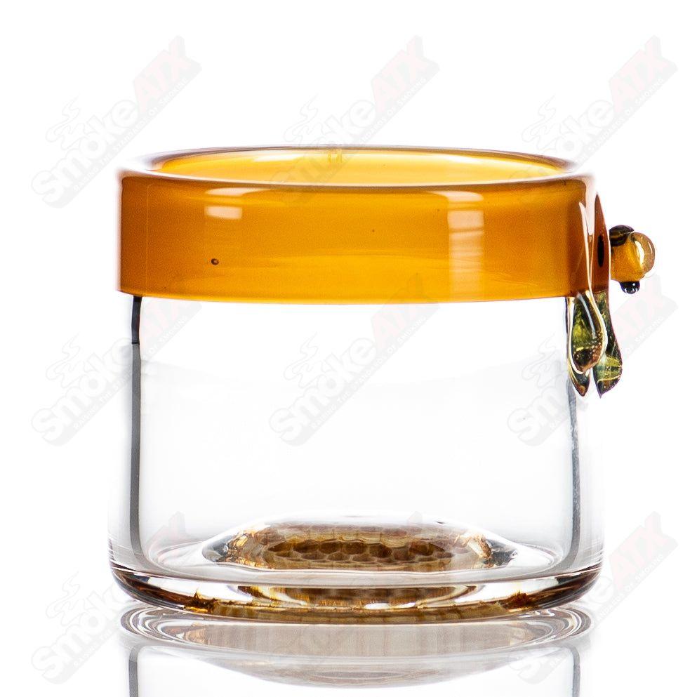 #2 Honeycomb Low-Ball Drinking Glass Joe P Glass - Smoke ATX