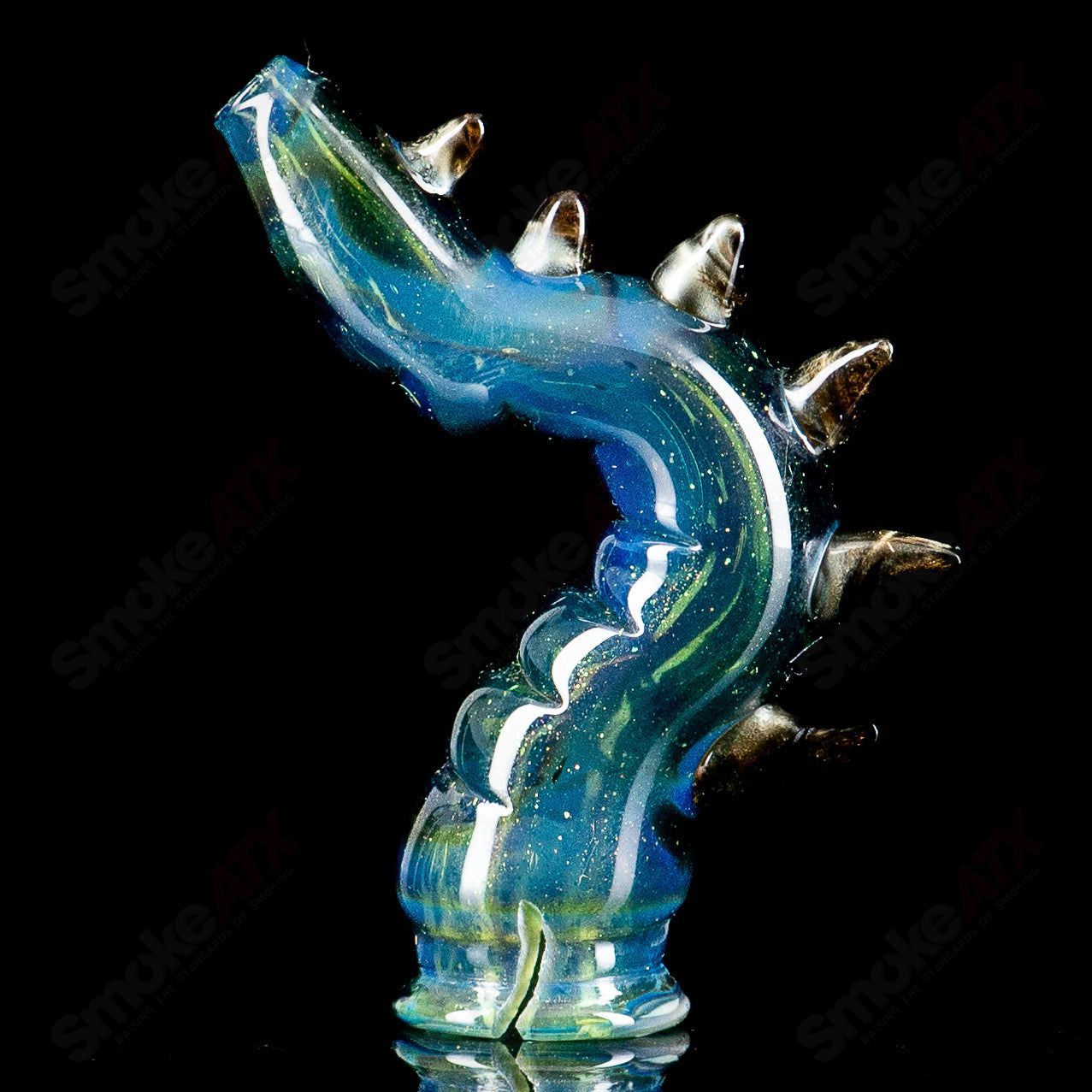 #2 Dragon Tail Pivot Mouthpiece by Tony Kazy - Smoke ATX