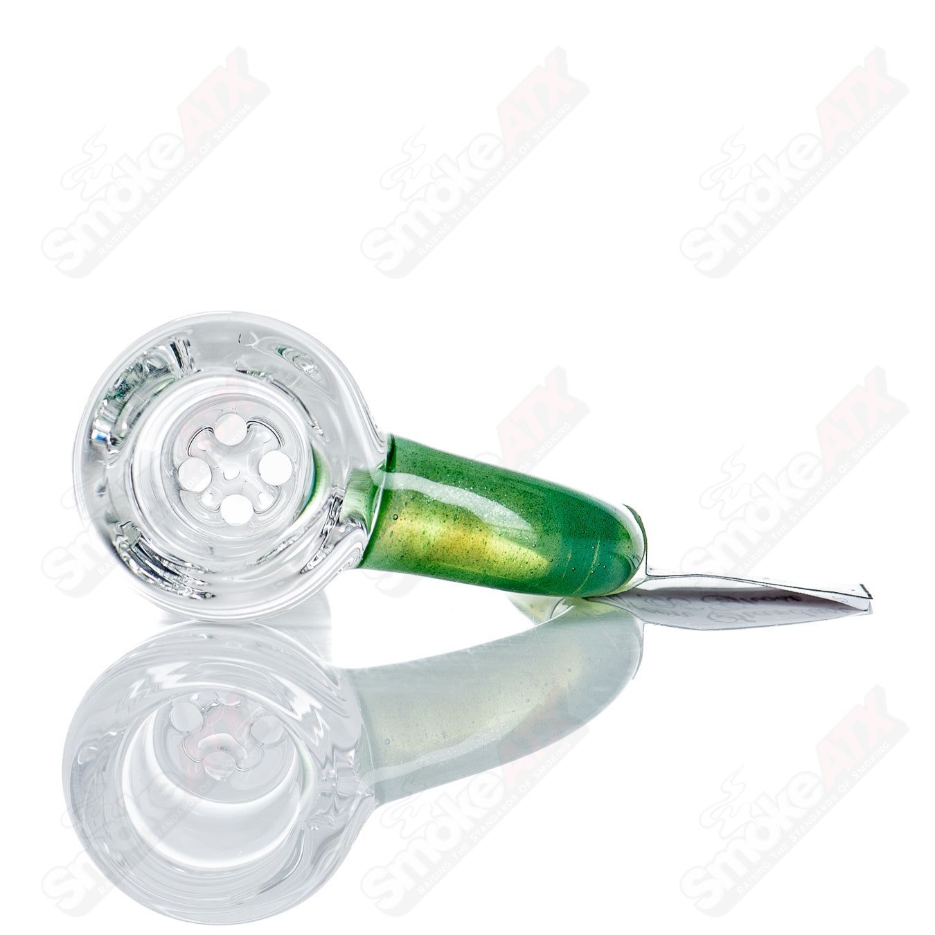 18mm Partial Accent Slide (Green Stardust Over Ghost) Sovereignty - Smoke ATX