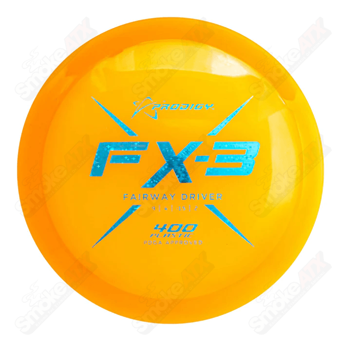 170-176g Orange FX3 Fairway Driver Disc - 400 Plastic Prodigy Disc - Smoke ATX