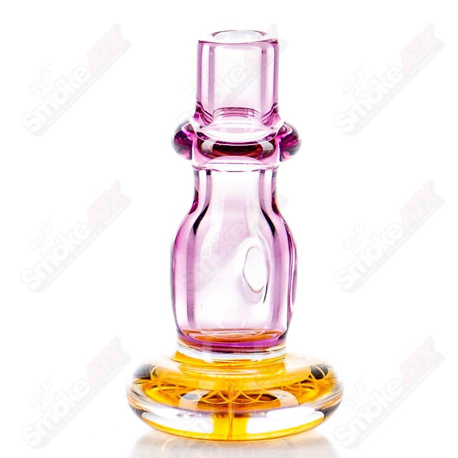 Gold Amethyst Puffco Joystick by Gatez Glass - Smoke ATX