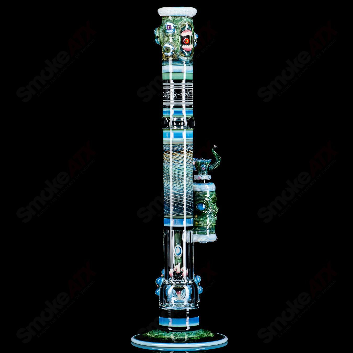 SoL-45 Lace Sphere & Dry Catcher Set by Salt x SoL Glassworks - Smoke ATX