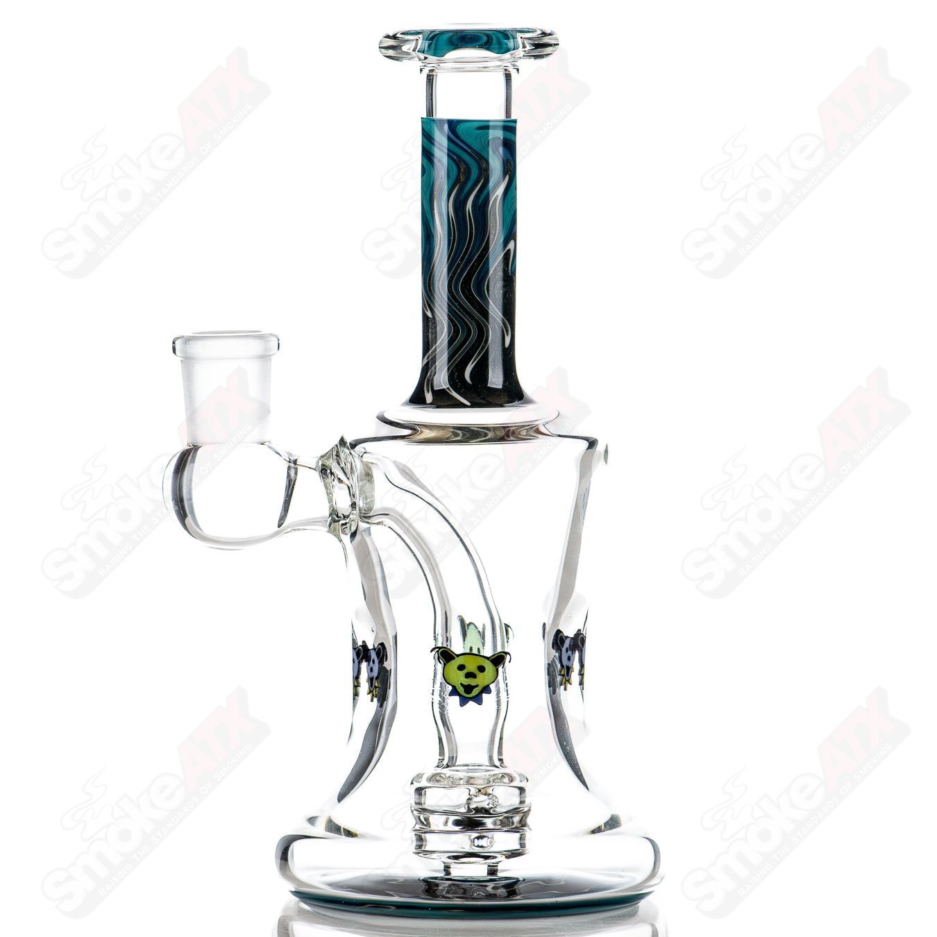 The Grateful Dead Milli Rig W/ linework  by Moo Glass - Smoke ATX