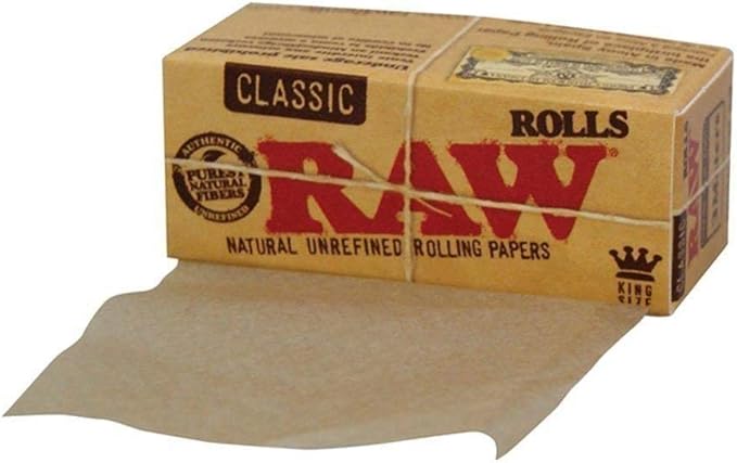 King Size Wide 3 Meter Roll Raw