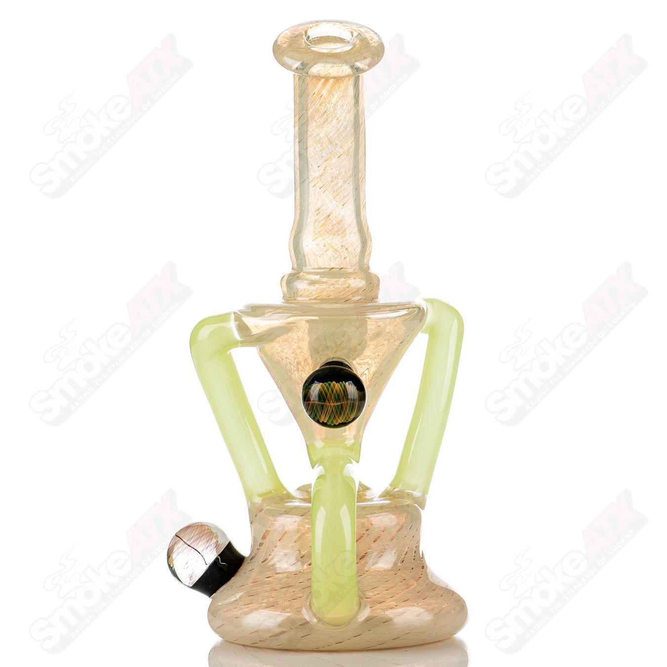 Lime Green & Fume Recycler by Sweet Feet - Smoke ATX
