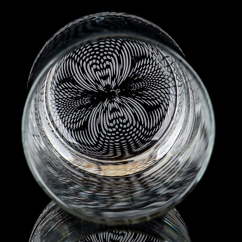 10.5oz Collins Glass (Bowtie Retti Pattern) Sovereignty - Smoke ATX