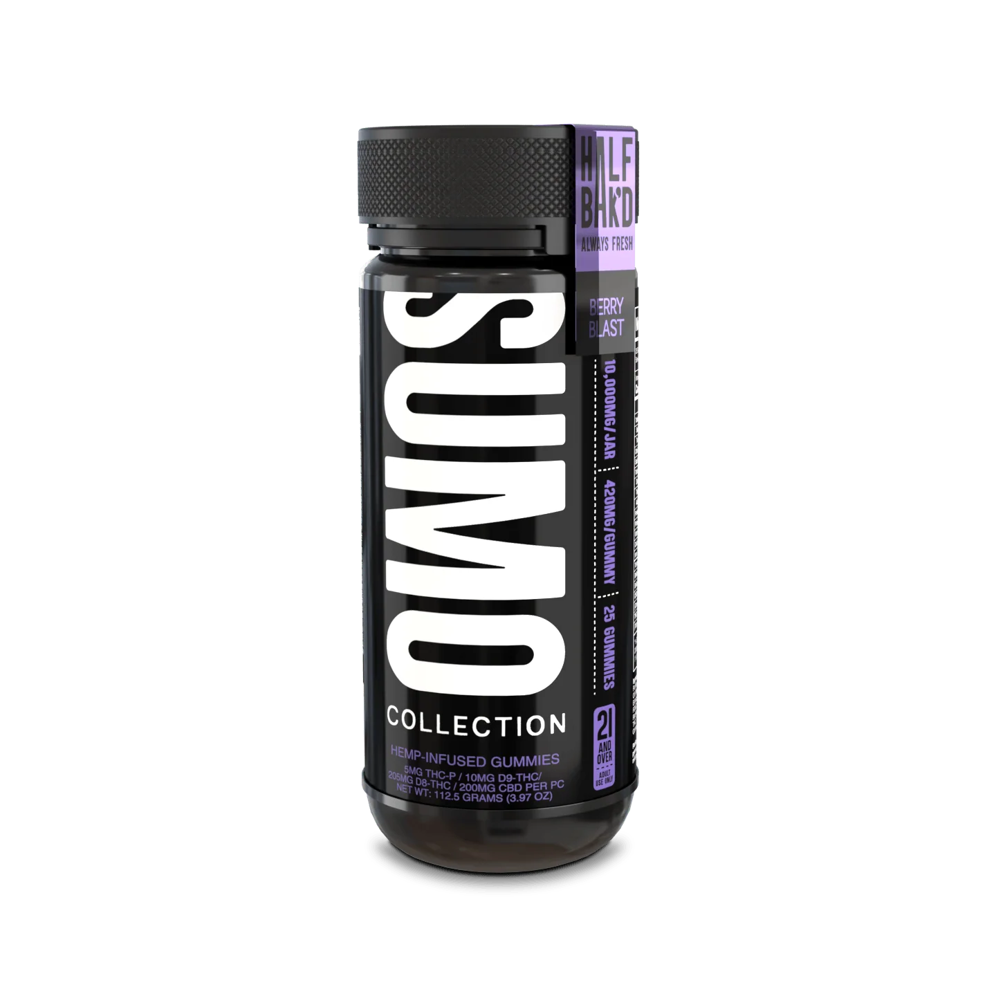 10000mg Berry Blast 25pk Sumo Gummies THCA Half Bakd - Smoke ATX