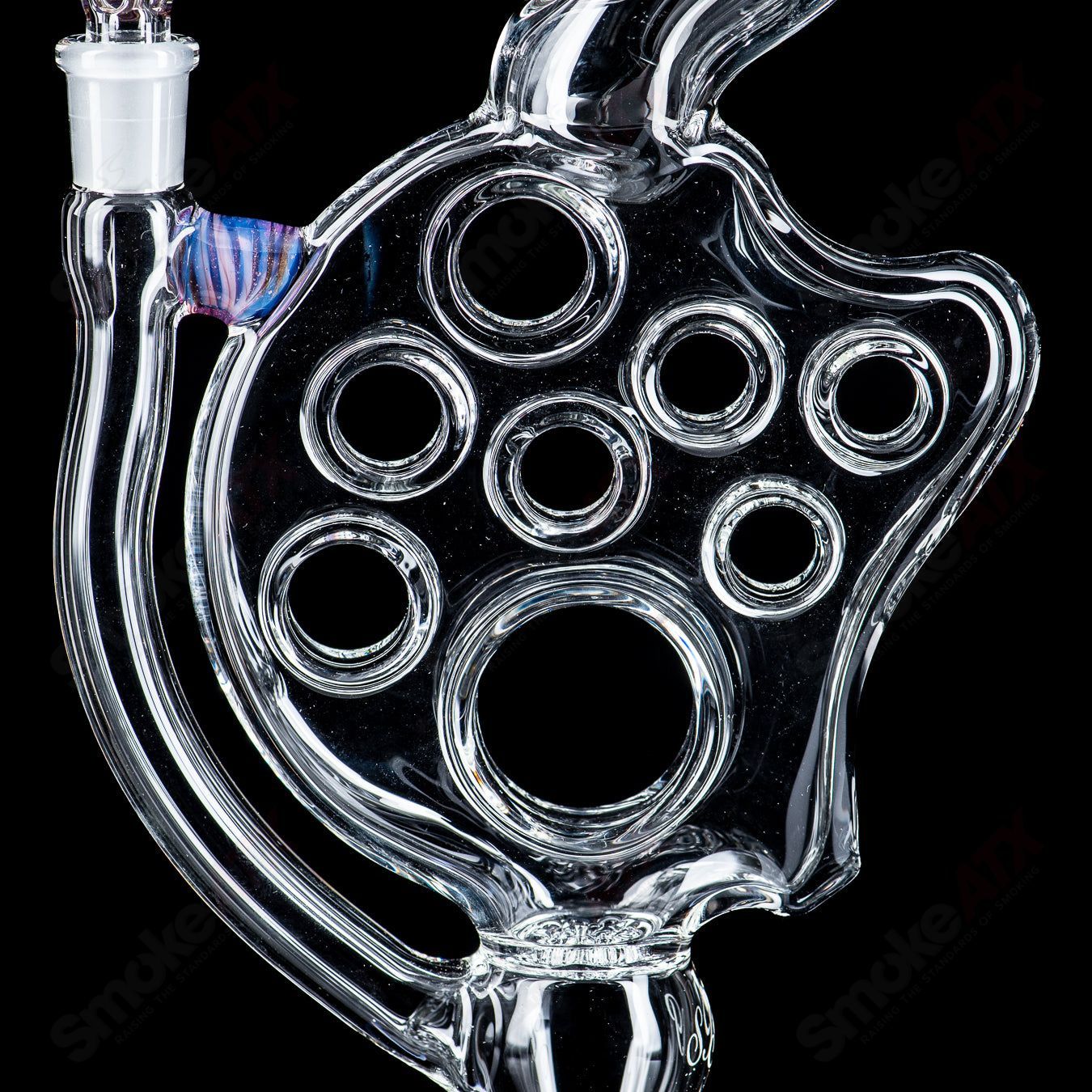 Full-Size Side Feeder in Neo Opal over Bronze Pearl by Swiss Perc - Smoke ATX