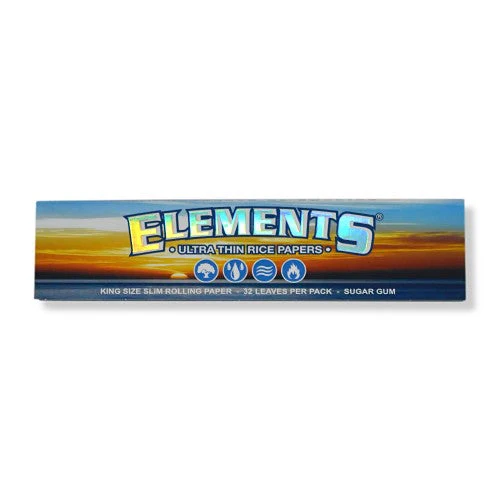 Elements Ultra Thin Rice King Size Slim Rolling Papers