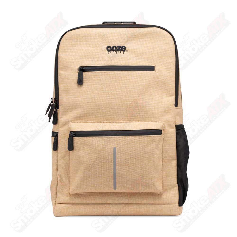 Ooze Traveler Smell Proof Locking Backpack - Desert Sand - Smoke ATX