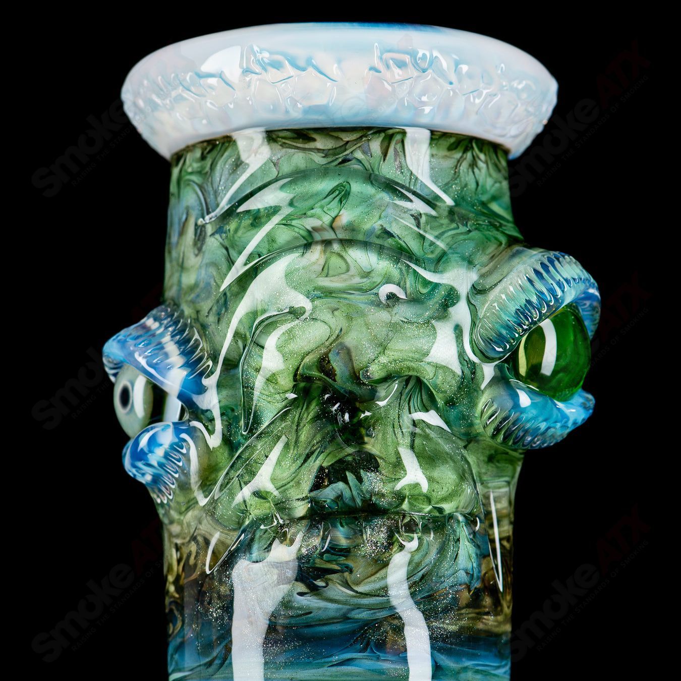 SoL-45 Lace Sphere & Dry Catcher Set by Salt x SoL Glassworks - Smoke ATX