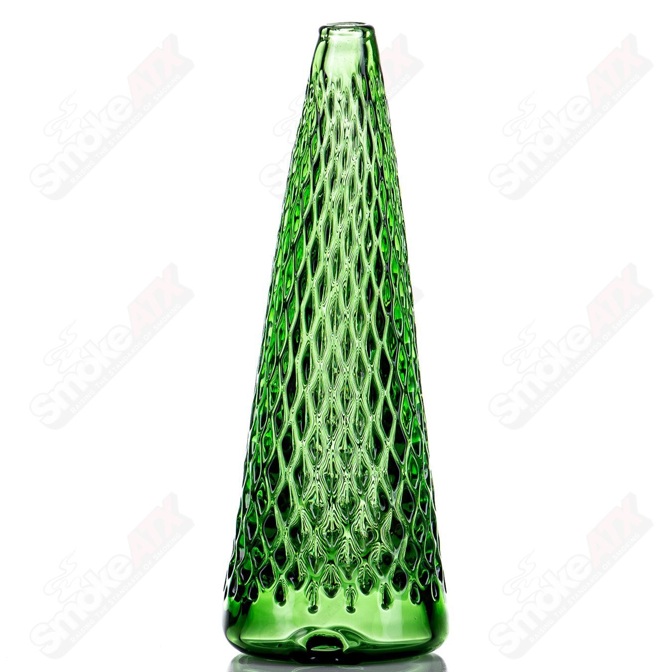 Cone Emerald Green Diamond Tech Dry Puffco Top James Lang - Smoke ATX