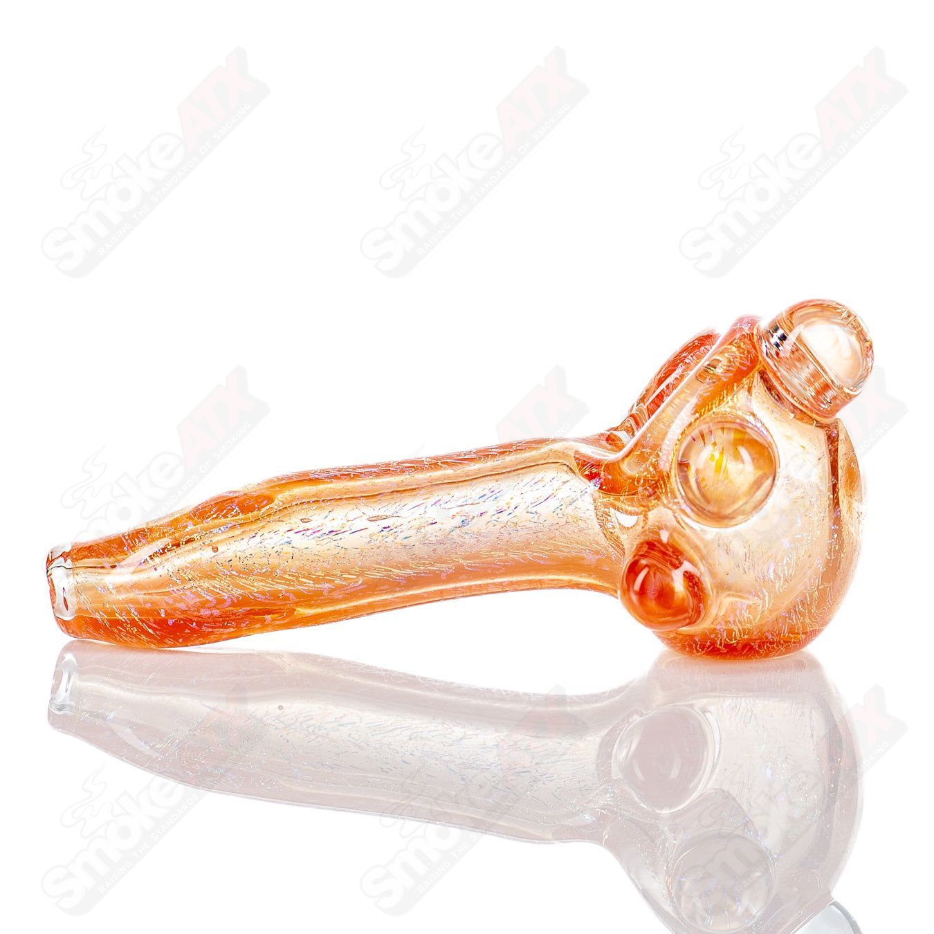 #1 Medium Dichro Spoon (Over Orange) by SPG - Smoke ATX
