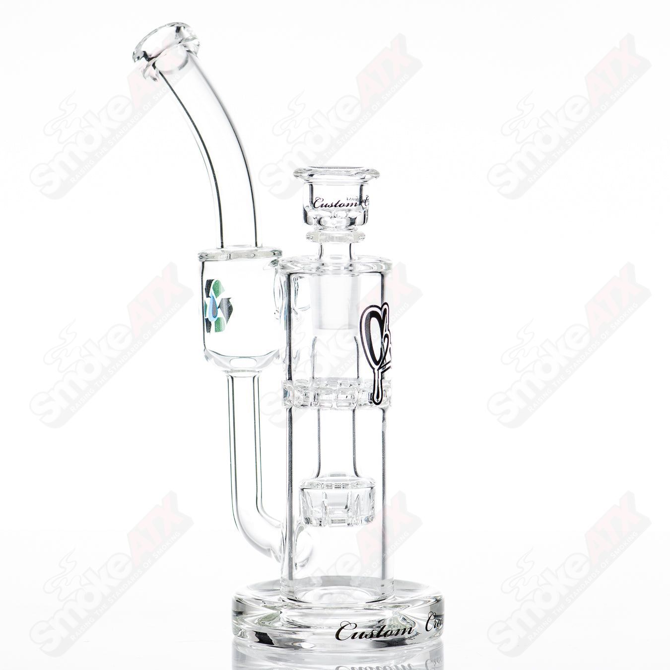 38MM Recycler circ to ratchet perc C2 - Smoke ATX