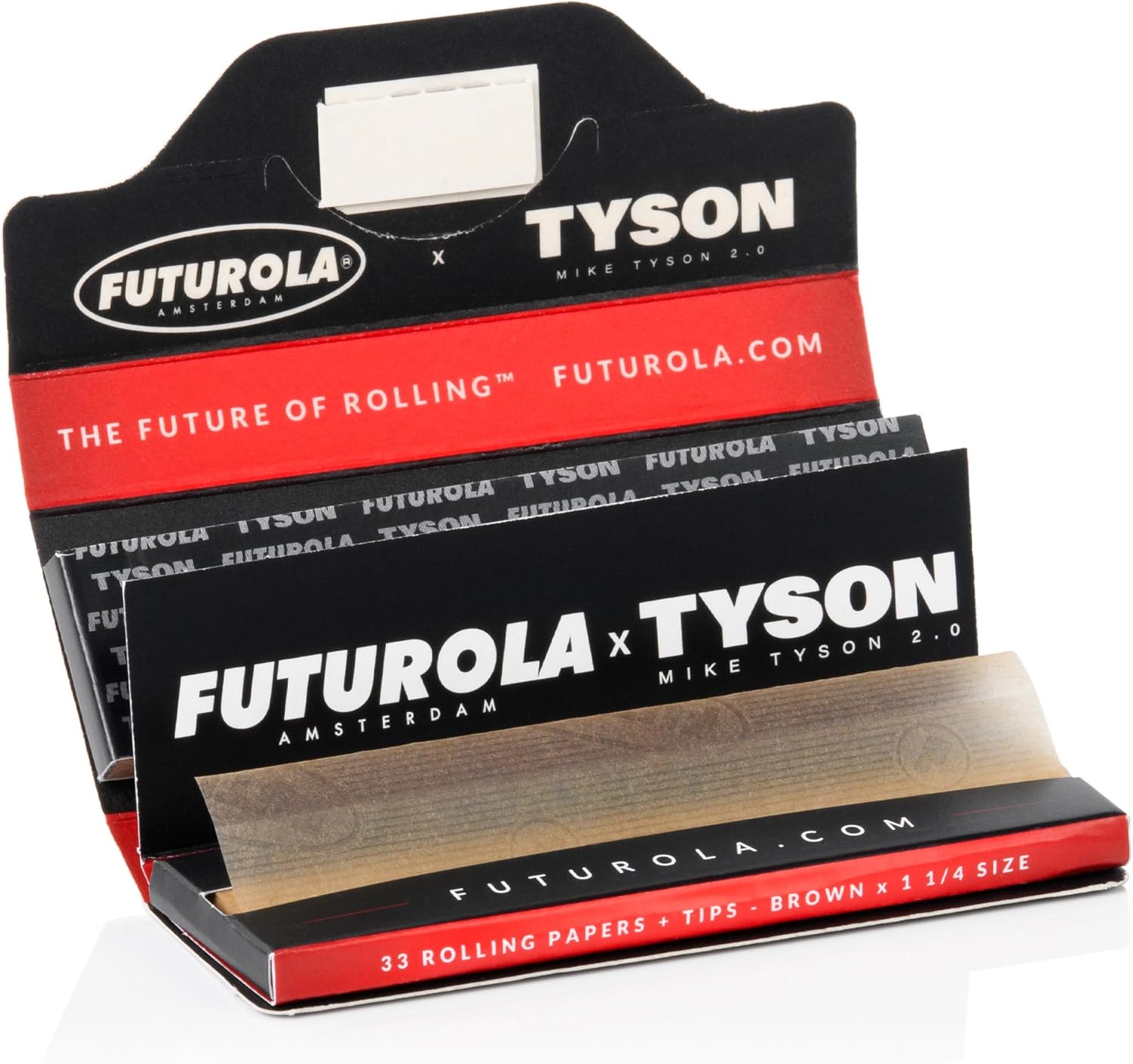 1 1/4 Rolling Papers + Tips Tyson x Futurola