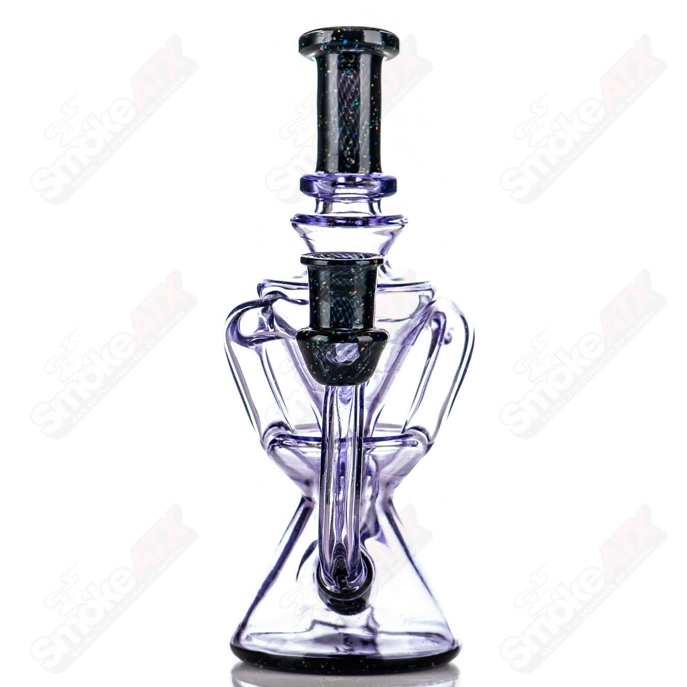 Pink & Crushed Opal Mini Recyler Captn Chronic - Smoke ATX