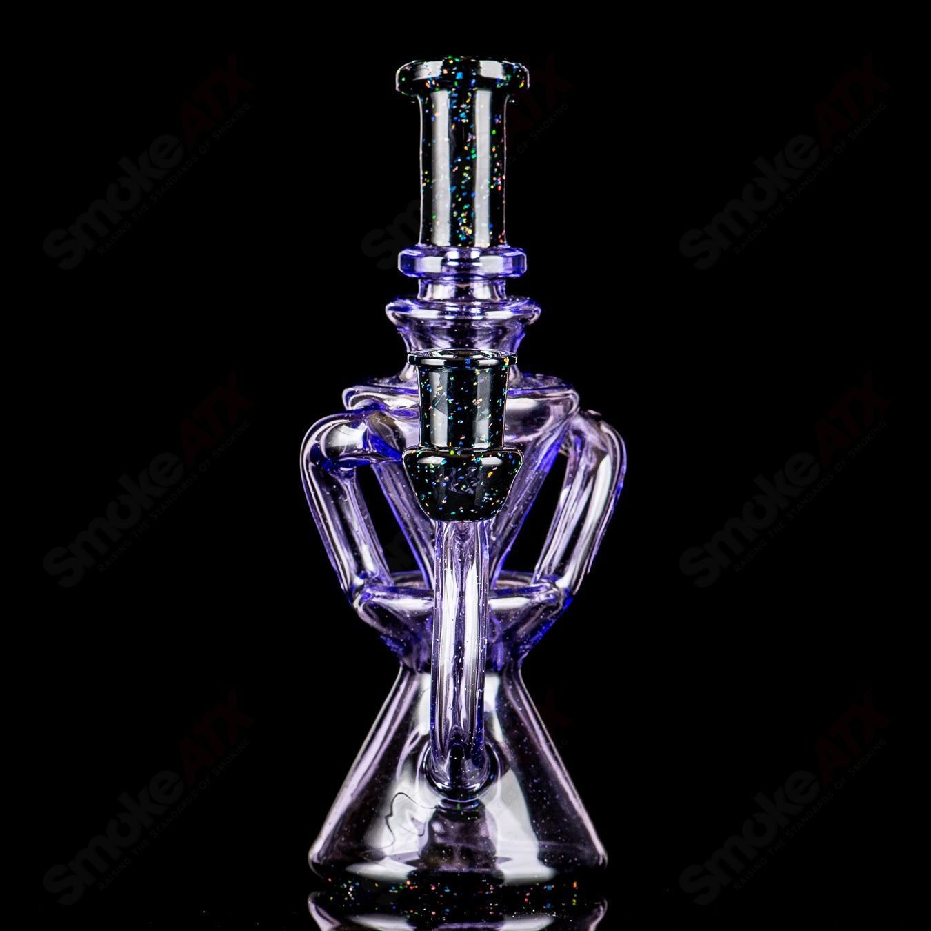 Pink & Crushed Opal Mini Recyler Captn Chronic - Smoke ATX