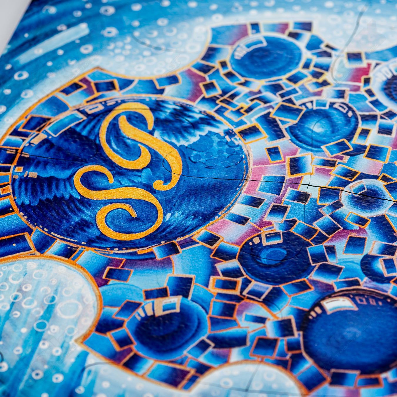 8-Piece Puzzle Mood Mat Swiss Perc - Smoke ATX